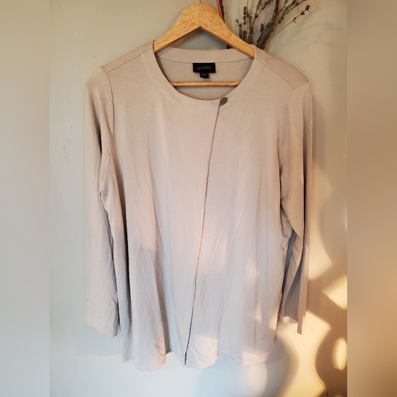 J Jill Tan Stretch Cardigan - Picture 2 of 8